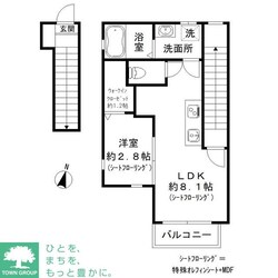 ベルコリーヌ大岡山の物件間取画像